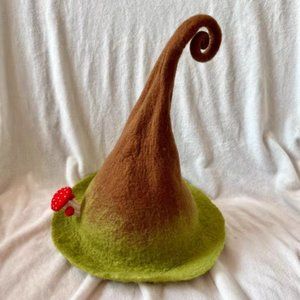 Mushroom Dream Original Handmade Wool Felt Hat